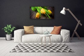 Obraz na plátne Tulipány kvety 125x50 cm