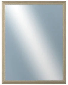DANTIK - Zrkadlo v rámu, rozmer s rámom 70x90 cm z lišty LYON strieborná (2704)