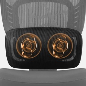 Masážne kancelárske kreslo Visioner 6.1 čierne