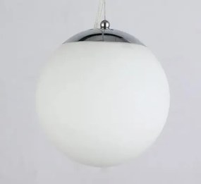 Kovový luster biele Ball 20