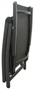 Doppler ACTIVE káro - záhradné polohovacie kreslo
