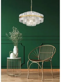 Zuma Line P0567-12A-2GAC - Luster na reťazi CONSTANTINOPLE 12xG9/28W/230V zlatá