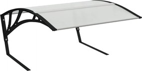 vidaXL Garáž pre robotickú kosačku čierna 80x101x46 cm