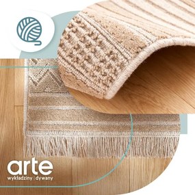 Koberec Agnella Noble Oni strapce - svetlobéžový