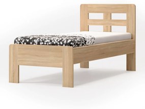 BMB ELLA HARMONY - masívna dubová posteľ 160 x 200 cm, dub masív