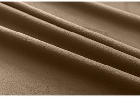 Svetlohnedý zatemňovací záves VELVET 140x250 cm Zavesenie: Kovové krúžky