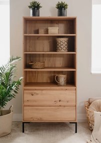 Široký regál so zásuvkami Korsika, dub artisan