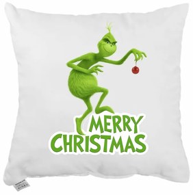 Vianočný vankúš Grinch a Vianoce 40x40 cm EMI