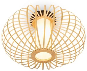 Briloner 3759011 - Stropné svietidlo 1xE27/10W/230V pr. 40 cm bambus