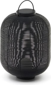 Čierna LED stmievateľná stolová lampa (výška 37 cm) Saranella – Kave Home