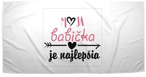 Sablio Uterák Moja babička je najlepšia - 70x140 cm