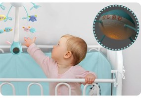 Ricokids Detský kolotoč s projektorom RK-813 modrý