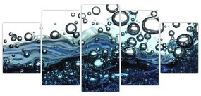 Obraz vodných bublín