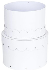 Kartónové úložné boxy s vekom v súprave 2 ks Wilma – Bigso Box of Sweden