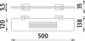 Nimco Polica, 50 cm IXI - KE X350-26