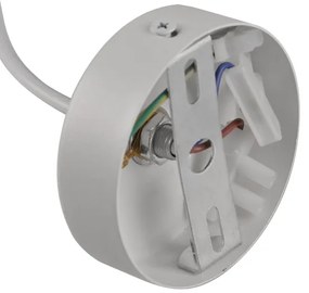 Luster na lanku BAMBOO 1xGU10/10W/230V biela