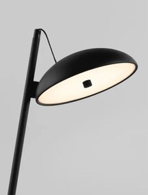 Dizajnová stolová lampa Flute čierna