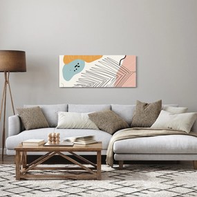 Obraz - Ilustrácia listu (120x50 cm)