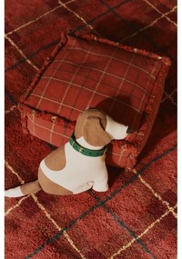 Červený detský sedací vak Mapple Red – Lorena Canals