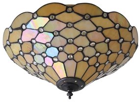 Endon 70242 - Stropné svietidlo Tiffany PEARL 2xE27/60W/230V priemer 37 cm