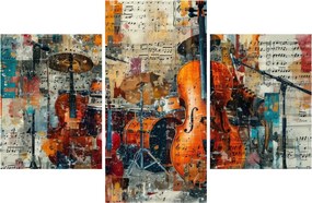 Obraz - Hudobné nástroje (90x60 cm)