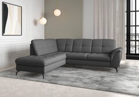 XXXLutz ROHOVÁ SEDAČKA, textil, tmavosivá Sit & More - Sedačky - 00014401331Z