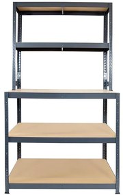 Regál kovový skladovací R200 Multi 180x100x30 - 100/200 kg