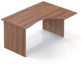 Ergonomický stôl Visio 140 x 100 cm, pravý, orech