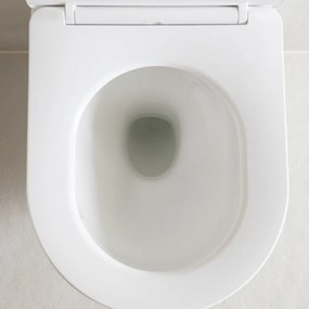 Laveo Závesná WC misa so SoftClose sedadlom Desna CycleOn 2.0 - VMD_610S, biela