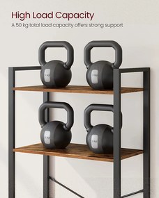 Policový regál s 5 policami VASAGLE LLS061B01