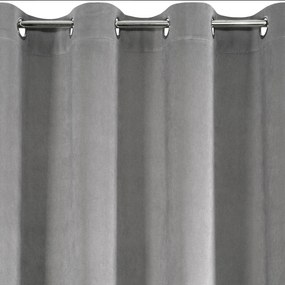 ZATEMŇOVACÍ ZÁVES NA KRÚŽKOCH MEGI 140X250 CM SIVÁ