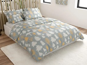 Bavlnené obliečky HOLLY REST sivé Rozmer obliečky: 70 x 90 cm | 140 x 200 cm