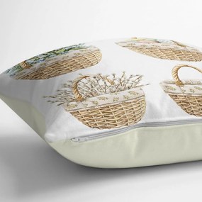 Obliečka na vankúš s veľkonočným motívom 43x43 cm – Mila Home