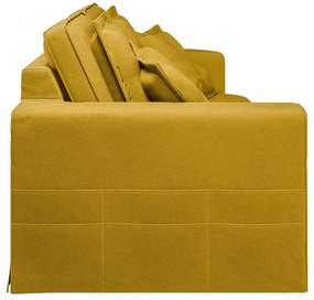 Žltá pohovka 196 cm Nora – Ropez