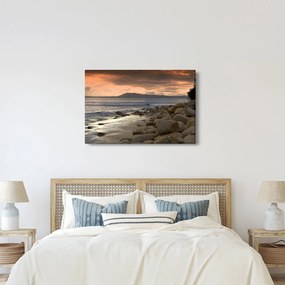 Obraz - More a hory (90x60 cm)