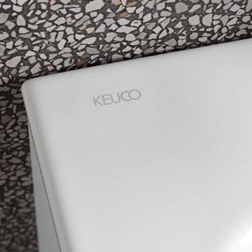 KEUCO Plan umývadlo do nábytku s dvomi otvormi, bez prepadu, 1208 x 494 mm, biela, s povrchovou úpravou CleanPlus, 32980311202