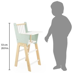 Drevená stolička pre bábiku - Zen