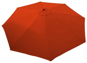 Slnečník Florida Ø 3,5m - polyester/drevo 7kg - terakota