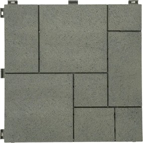 Multy Home Gumová dlaždica STONE MOSAIC 30 x 30 cm, zelená