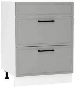 Kuchynské skrinka Emily D60PC S/2 ZASL Dast Grey