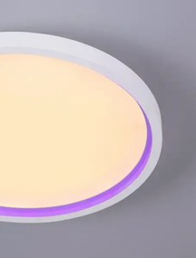 Moderné stropné svietidlo Chet RGB 39 s diaľkovým ovládaním