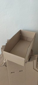 2. akosť - Úložné boxy na oblečenie, organizéry do skrine EKO KARTON 15x30cm