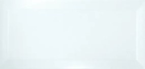 Obklad Ribesalbes Chic Colors blanco bisel 10x20 cm lesk CHICC1346