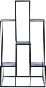 STOJAN NA KVETINÁČ KASKADA 110X60X40 CM ČIERNA