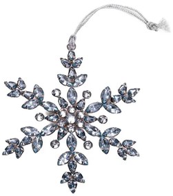 Závesná vianočná dekorácia DIAMOS snehová vločka 710544