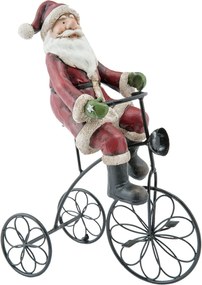 Dekorácie Santa na trojkolke - 20 * 10 * 26 cm