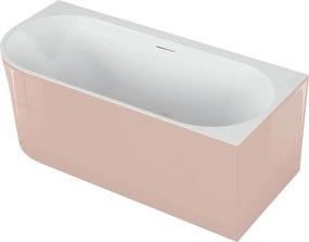 Polimat Akrylátová voľne stojaca vaňa k stene Sola 160x75 P/Ľ POLIMAT-Rozmery: 160x75, POLIMAT-Orientácia: Ľavá, POLIMAT-Farba vane: Biela / biela le…