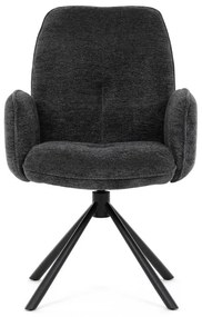 Autronic BONTEC Jedálenská stolička, čierna, látka, DCH-D1330 BK2 Farba: Čierna