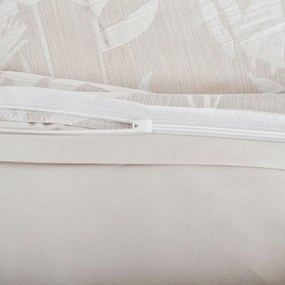 Žakárové obliečky Alabama béžová, 140 x 200 cm, 70 x 90 cm