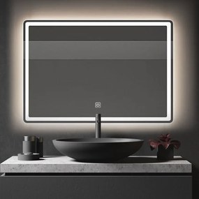 Dotykové zrkadlo s LED osvetlením COLOR 80x60 cm